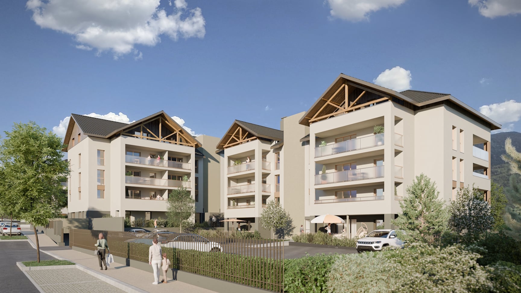 programme neuf La Kroisée acte II parking résidence